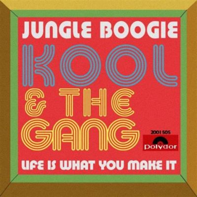 “Jungle Boogie” por Kool & The Gang: Un himno funk que fusiona ritmos contagiosos con un groove adictivo.